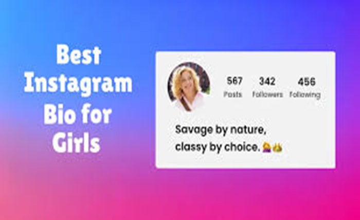insta bio for girl