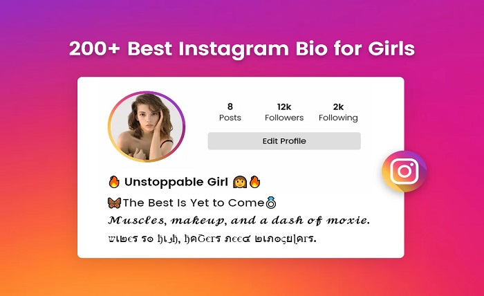 attitude bio for instagram for girl