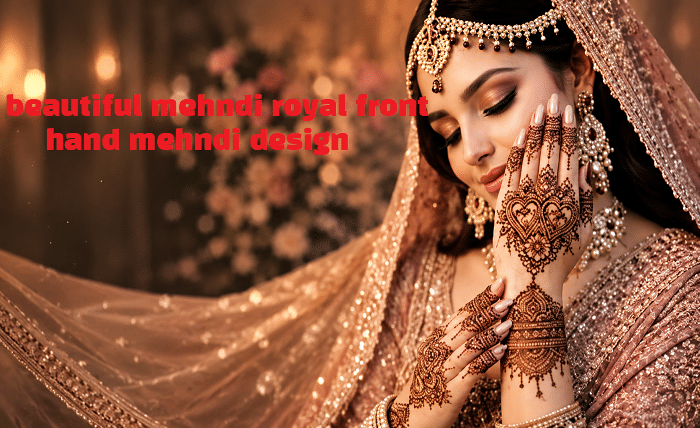 beautiful mehndi royal front hand mehndi design