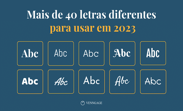 letras diferentes